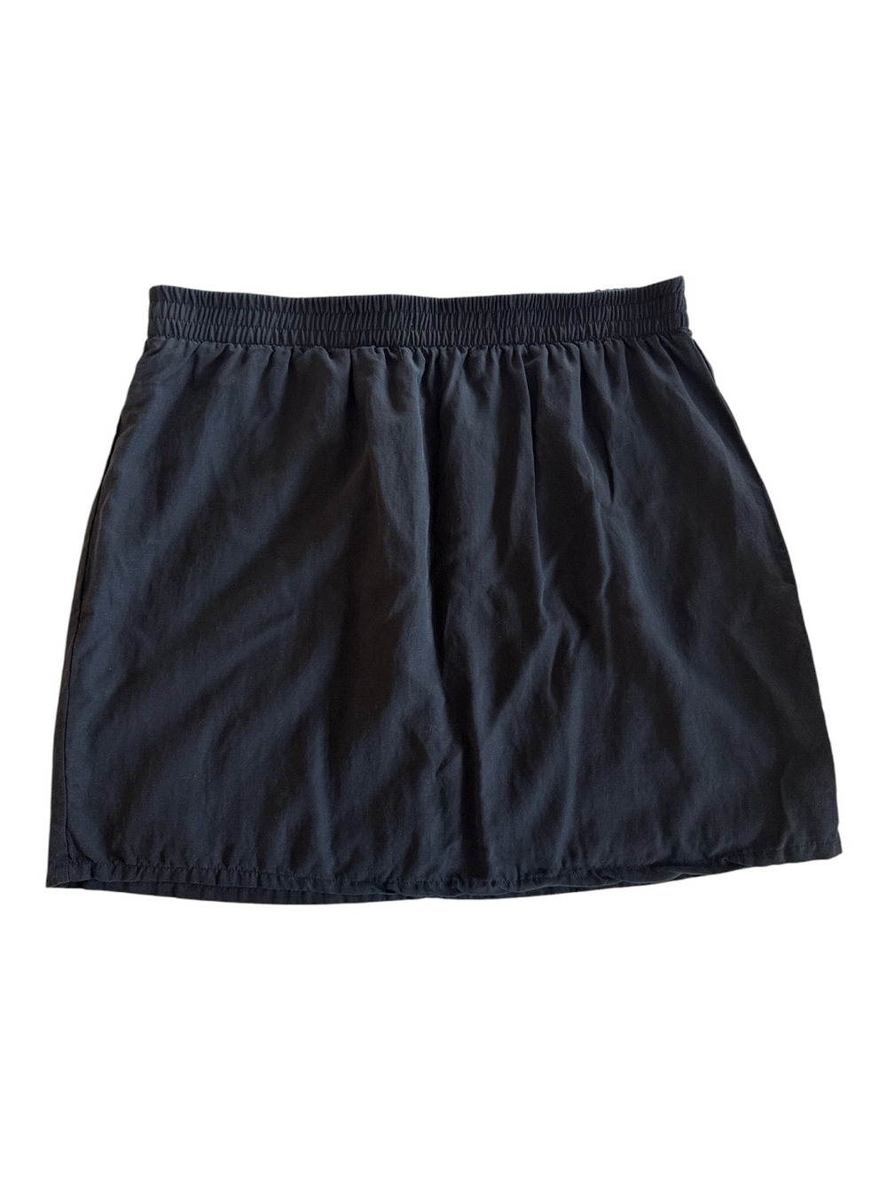 torrid Black Elastic-Waist Mini Skirt Size 2